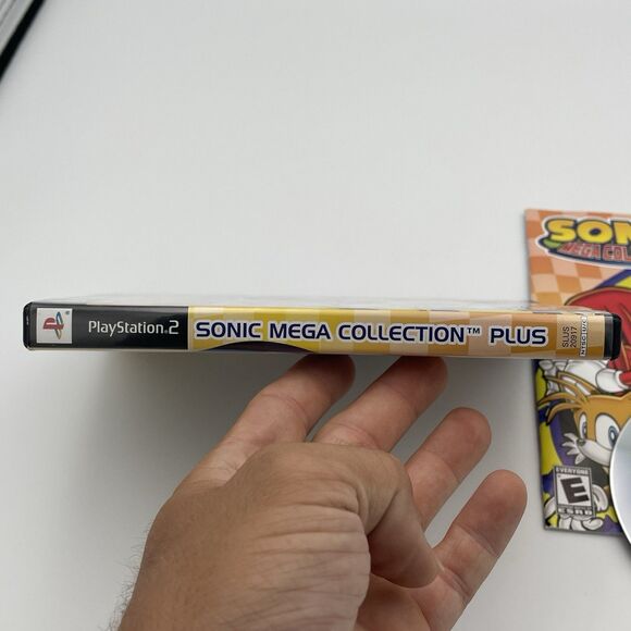 PS2: Sonic Mega Collection Plus (Sony PlayStation 2, 2004) Black Label Complete - Picture 7 of 9